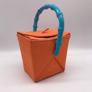 Chinese Food Orange Purse